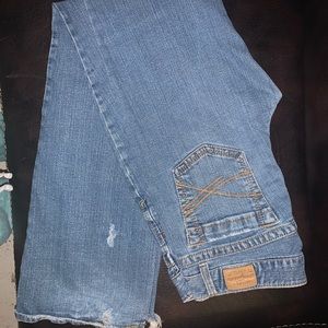 Aeropostale Skinny Flare Jeans 35 W 32 L